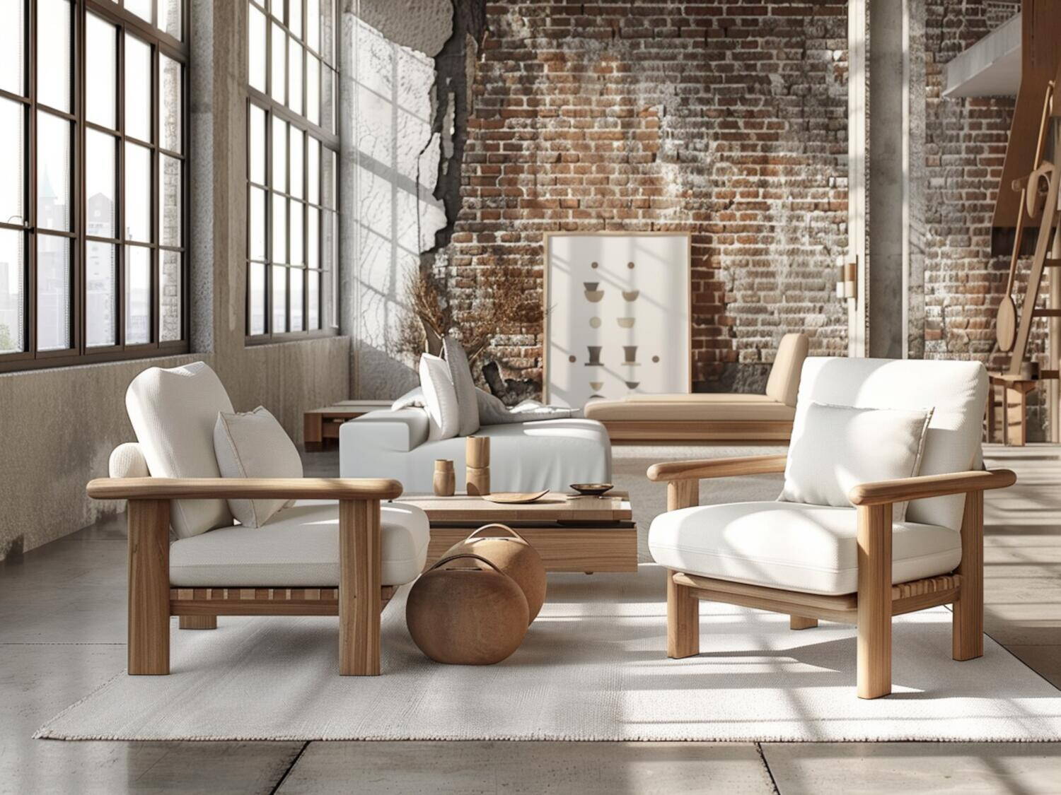 Jak dopasować meble skandynawskie do wnętrz w stylu loftowym