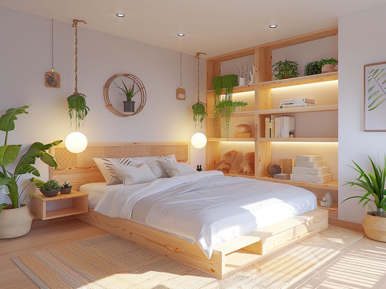 ak wybrać łóżka modułowe w stylu scandi do sypialni