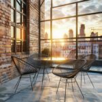 Jak urządzić taras w stylu industrialnym z meblami z metalu i szkła