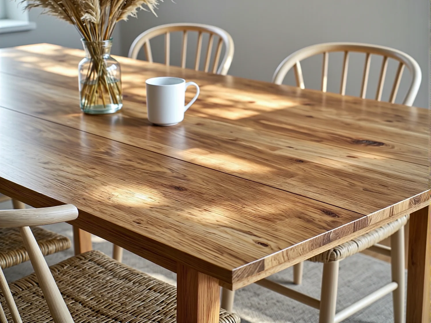 Biała komoda w stylu skandynawskim optycznie powiększająca małe wnętrze