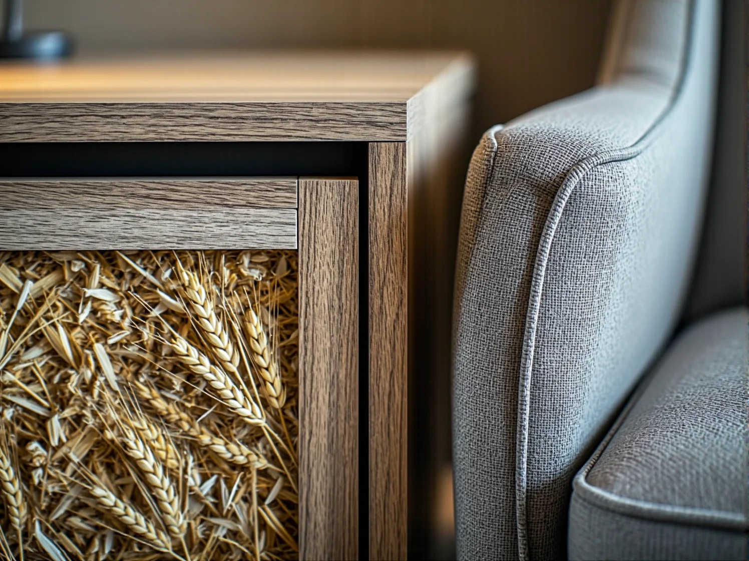 Designerskie krzesło wykonane z bioplastiku z alg morskich i odpadów kawowych