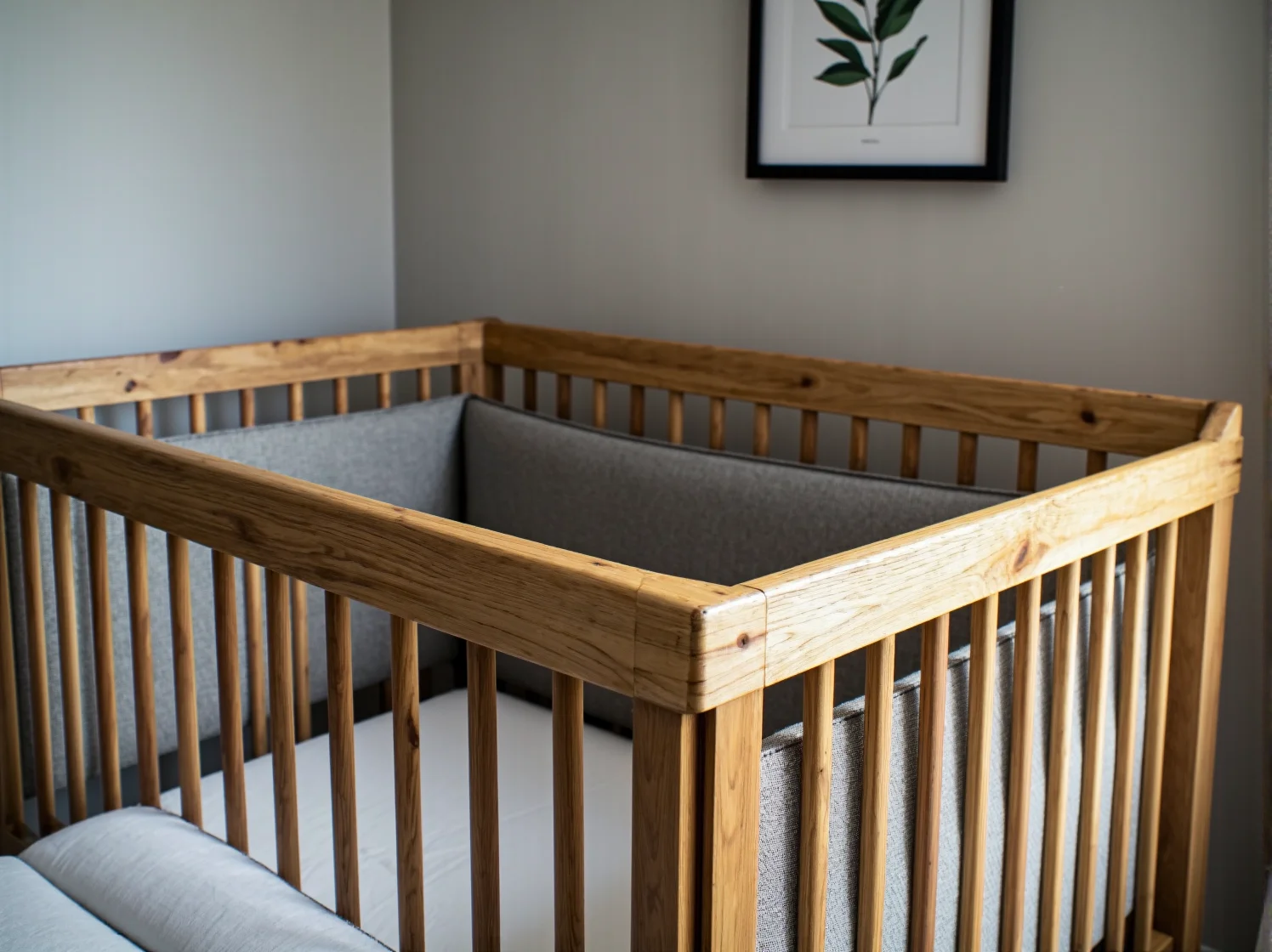 Ekologiczne zabawki i kosze do przechowywania w uporządkowanym pokoju malucha