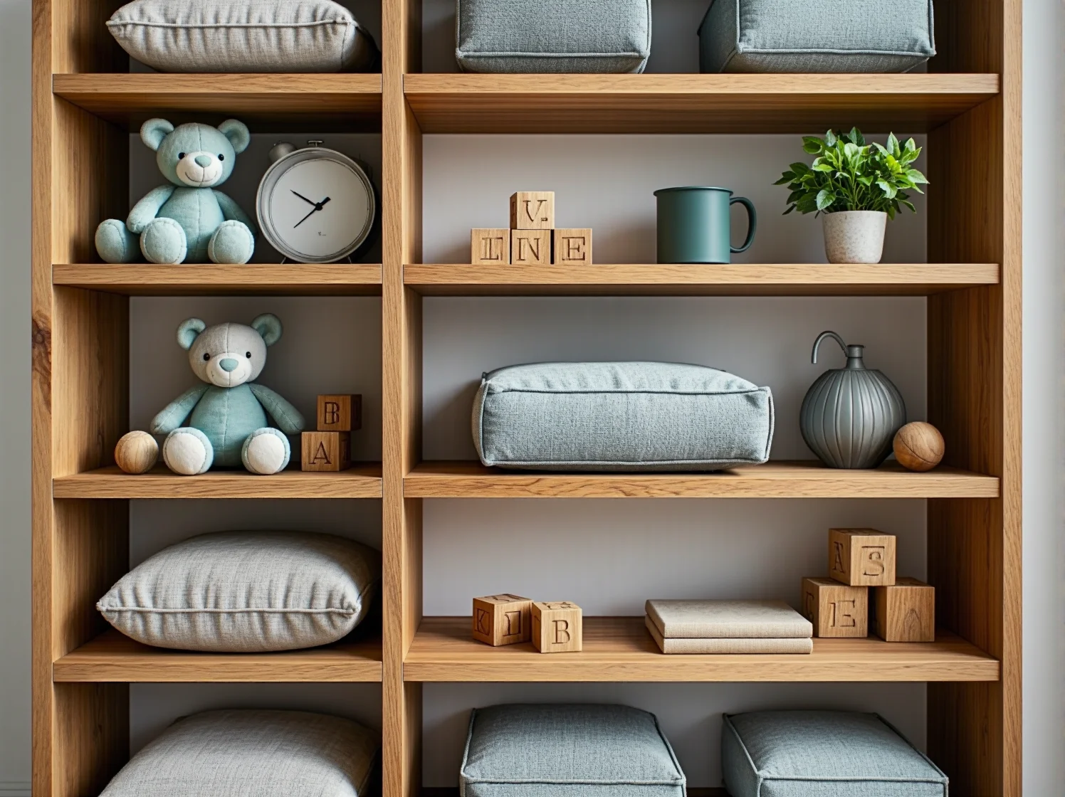 Przytulne tekstylia i pastelowe dodatki w skandynawskim pokoju dziecięcym