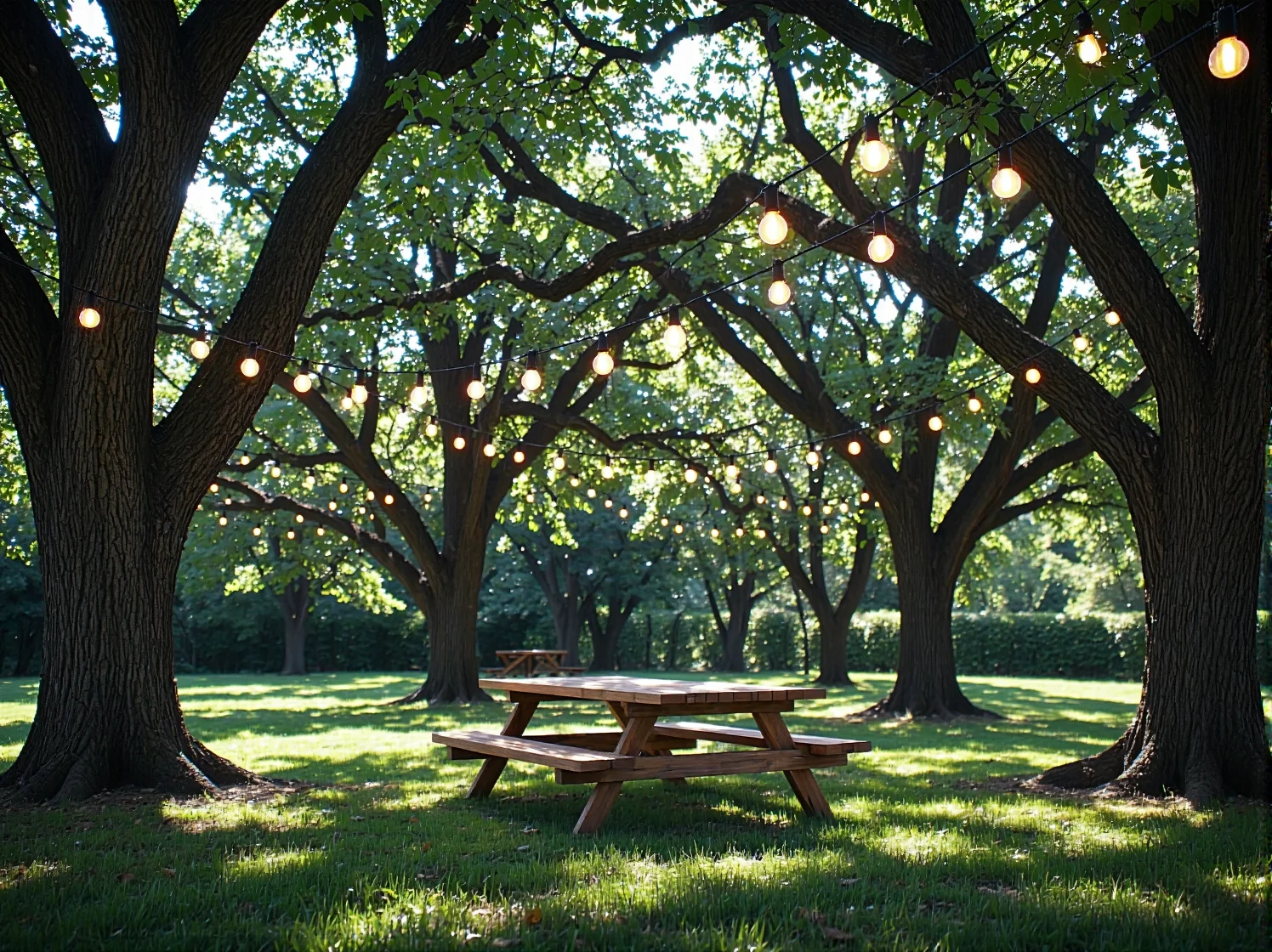 Stojąca lampa ogrodowa w kształcie klasycznej latarni przy rabacie kwiatowej.