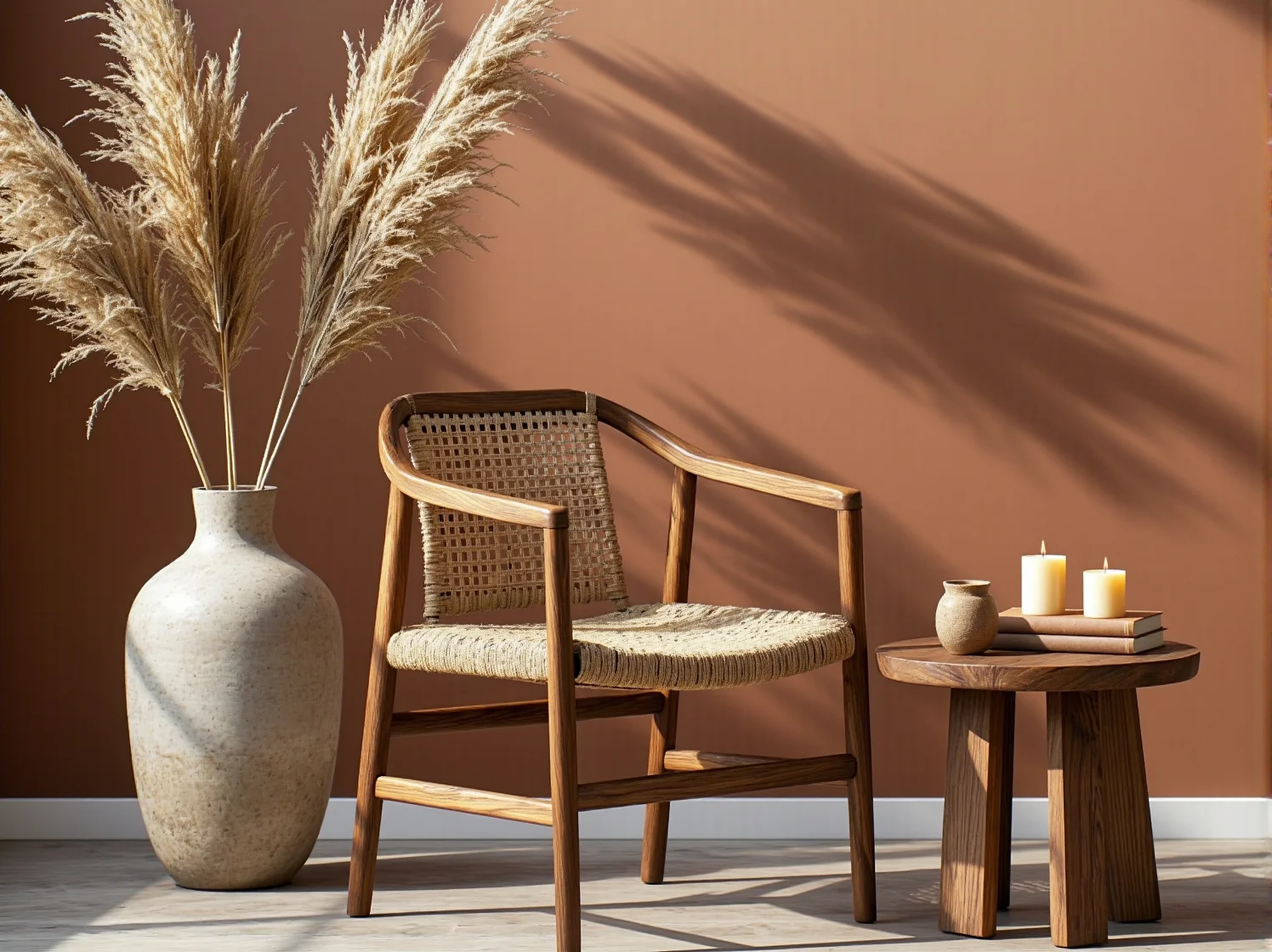 Wnętrze Japandi łączące skandynawski minimalizm z japońską funkcjonalnością i beżami