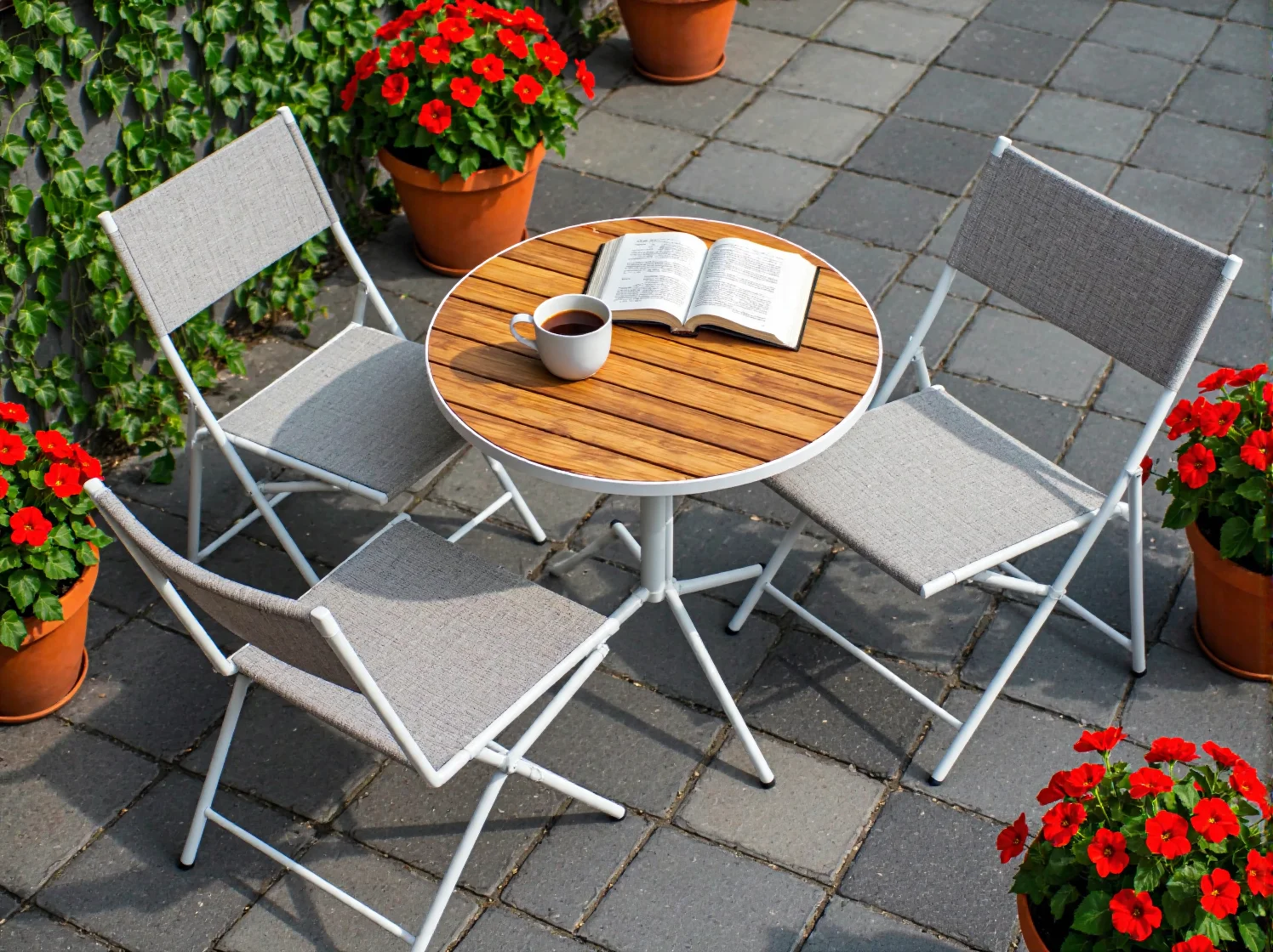 Nowoczesny zestaw wypoczynkowy z aluminium odpornego na warunki atmosferyczne